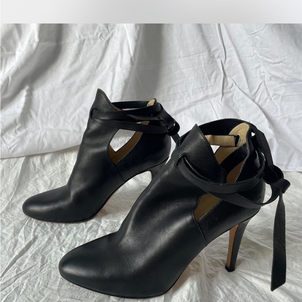 Elegant Black Women's Heeled Ankle Boots